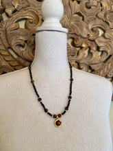 Load image into Gallery viewer, Tiger’s Eye Pendant Necklace and Earring Jewelry Set
