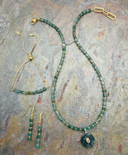 Load image into Gallery viewer, Moss Agate Three Piece Petite Jewelry Set