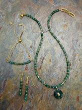 Load image into Gallery viewer, Moss Agate Three Piece Petite Jewelry Set