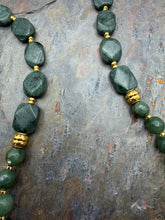 Load image into Gallery viewer, Mint Jasper and Quartz Stone Beaded Jewelry Set