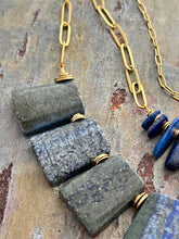 Load image into Gallery viewer, Lapis Lazuli three piece nesting necklace set
