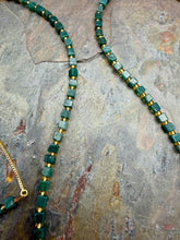 Load image into Gallery viewer, Moss Agate Three Piece Petite Jewelry Set
