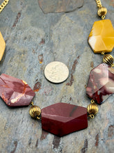 Load image into Gallery viewer, Mookaite Jasper Statement Necklace
