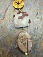 Load image into Gallery viewer, Chohua Jasper Statement Necklace with Gold Vermeil Jasper Connectors
