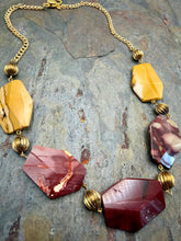 Load image into Gallery viewer, Mookaite Jasper Statement Necklace
