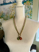 Load image into Gallery viewer, Carabiner Clasp Necklace Set with Two Interchangeable Pendants and Beaded Necklaces
