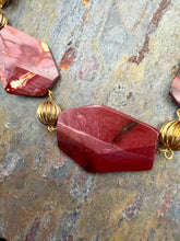 Load image into Gallery viewer, Mookaite Jasper Statement Necklace
