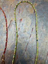 Load image into Gallery viewer, Carabiner Clasp Necklace Set with Two Interchangeable Pendants and Beaded Necklaces
