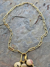 Load image into Gallery viewer, Interchangeable necklace set with 3 stone pendants
