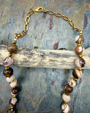 Load image into Gallery viewer, Faceted Brown Zebra Jasper Beaded Jewelry Set
