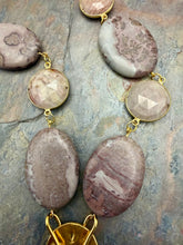 Load image into Gallery viewer, Chohua Jasper Statement Necklace with Gold Vermeil Jasper Connectors
