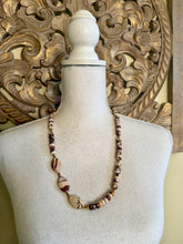 Load image into Gallery viewer, Brown Zebra Jasper Asymmetrical Jewelry Set
