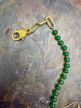 Load image into Gallery viewer, Green Aventurine Pendant Necklace and Earring Jewelry Set
