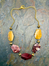 Load image into Gallery viewer, Mookaite Jasper Statement Necklace

